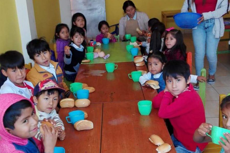 Jan 2018. Feeding program Kawsaycucho (Ayacucho).